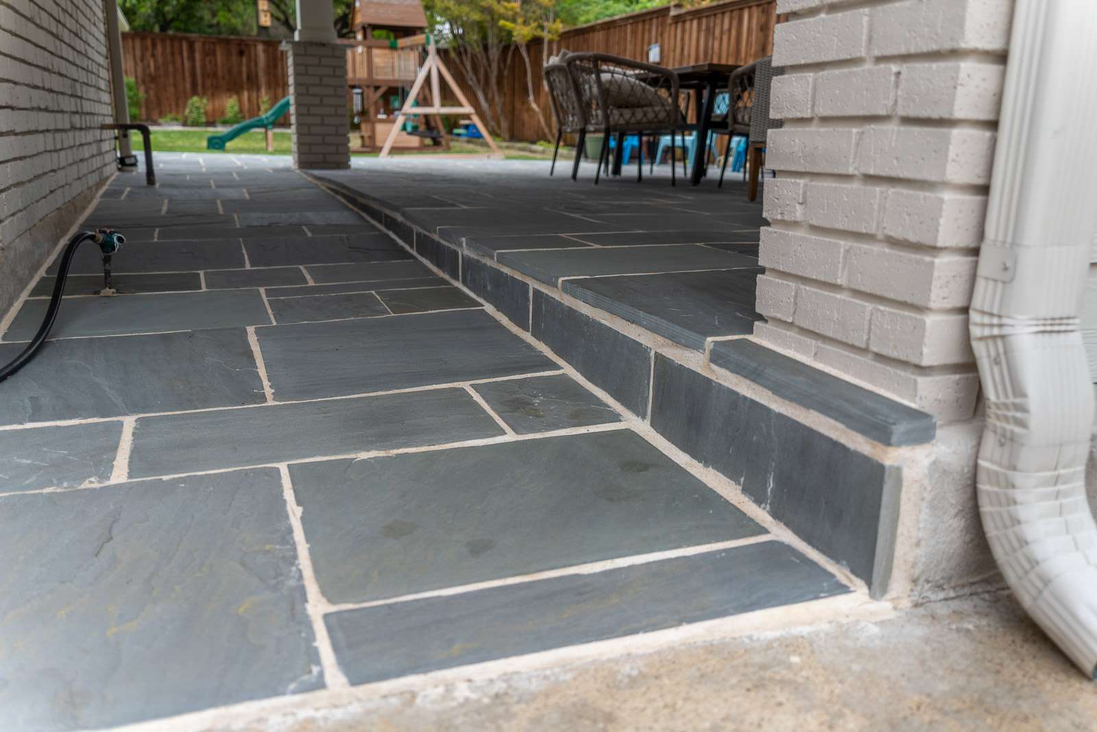 Custom Patio In Dallas By Bobcat Custom Construction