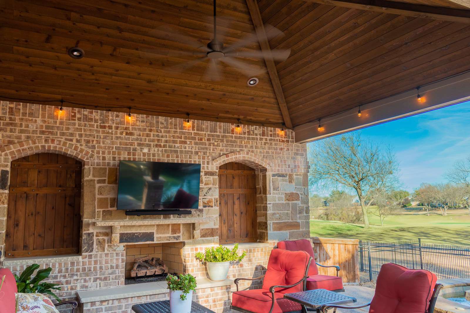 Covered Patio Build In McKinney By Bobcat Custom Construction