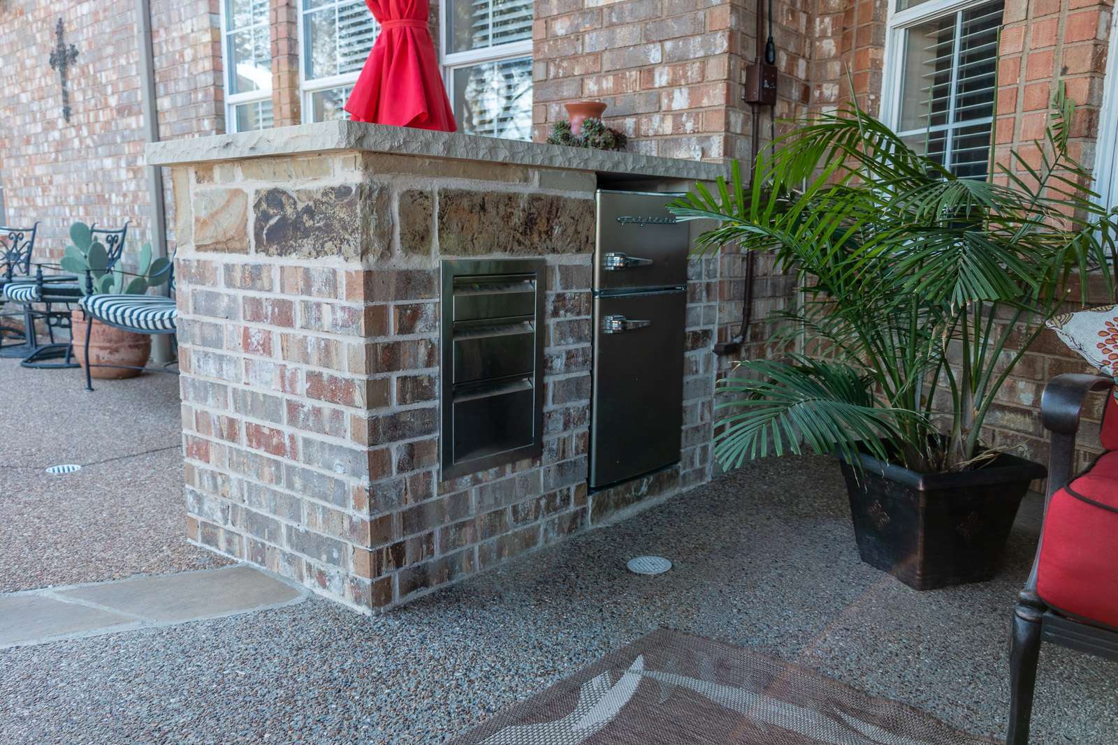Covered Patio Build In McKinney By Bobcat Custom Construction