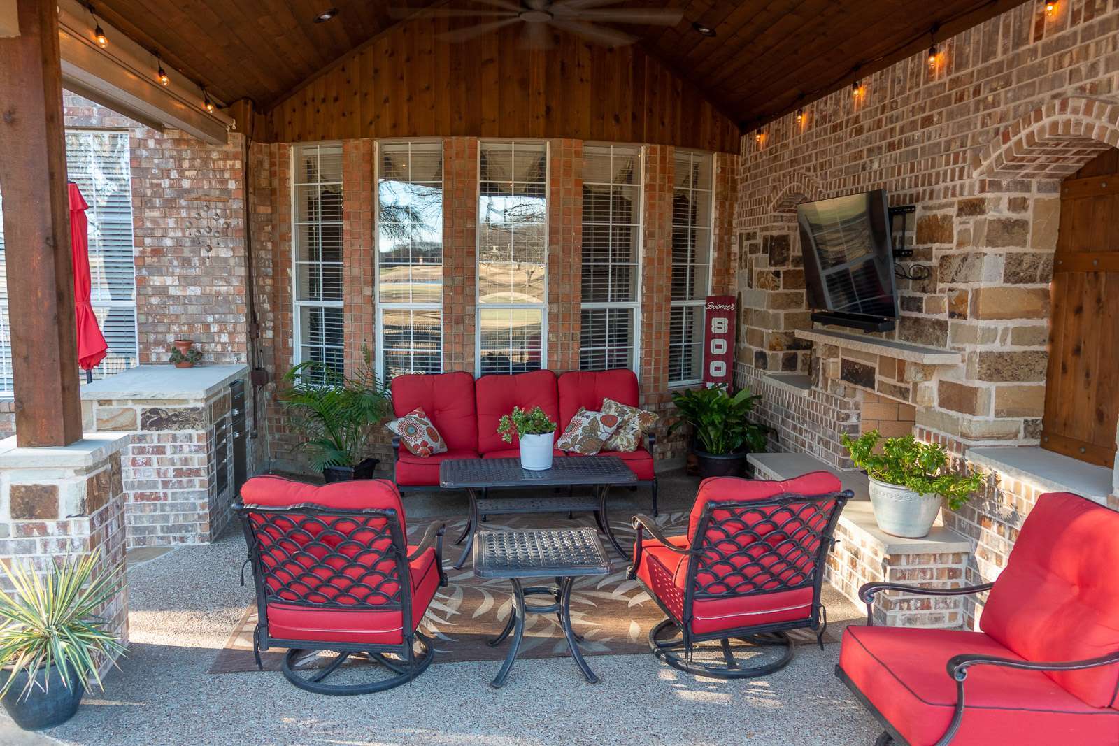 Covered Patio Build In McKinney By Bobcat Custom Construction