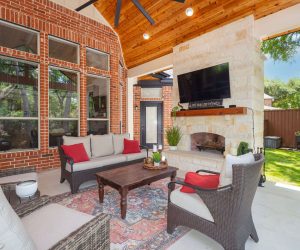 Patio Addition in Plano by Bobcat Custom Construction