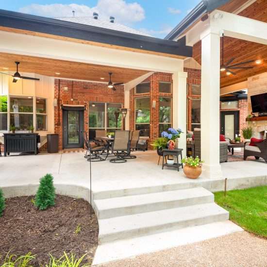 Patio Addition in Plano by Bobcat Custom Construction